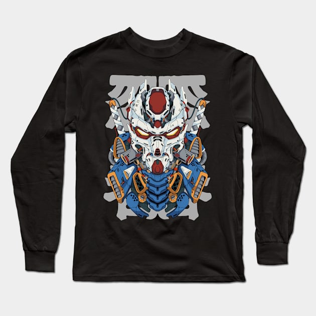 Cyber Ronin Long Sleeve T-Shirt by K2Gproject